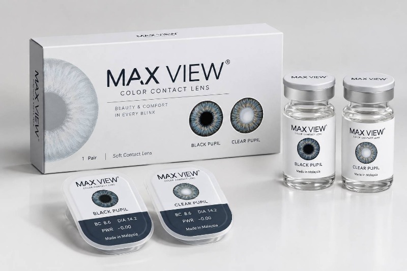 max-view-lenz لنز مکس ویو، بلک پوپیل و کلیر پوپل